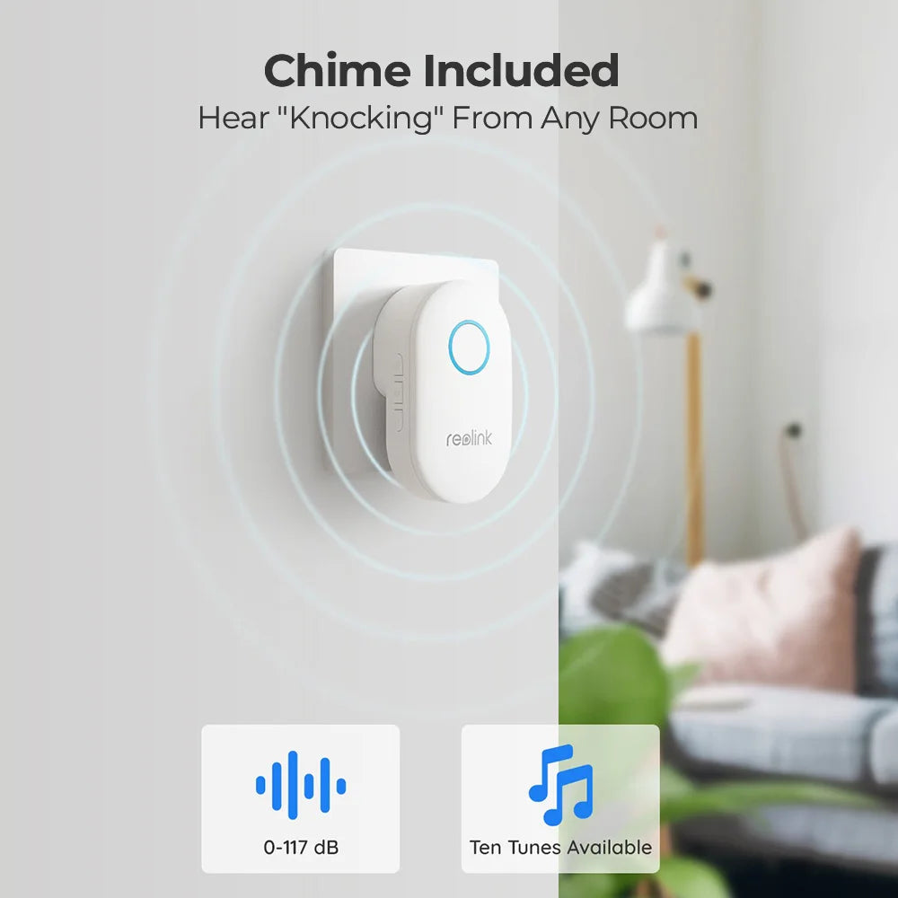 2K+ Video Doorbell with Chime - Alia's Home Things  