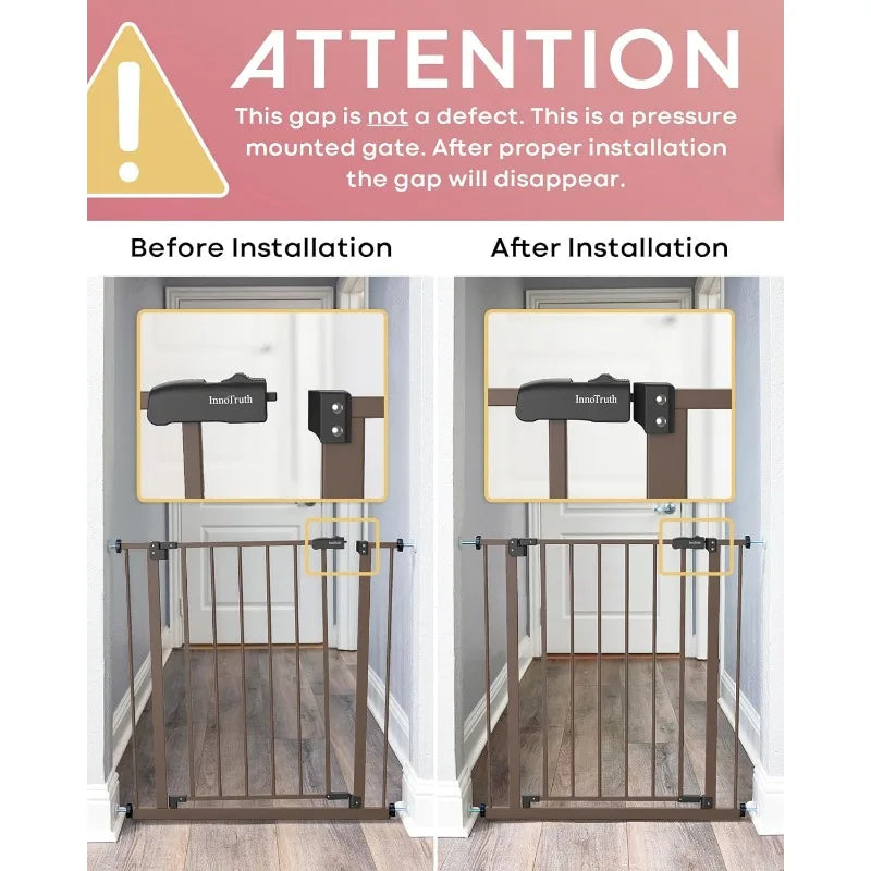 Wide Baby Gate for Stairs, Dual Lock - Alia's Home Things  