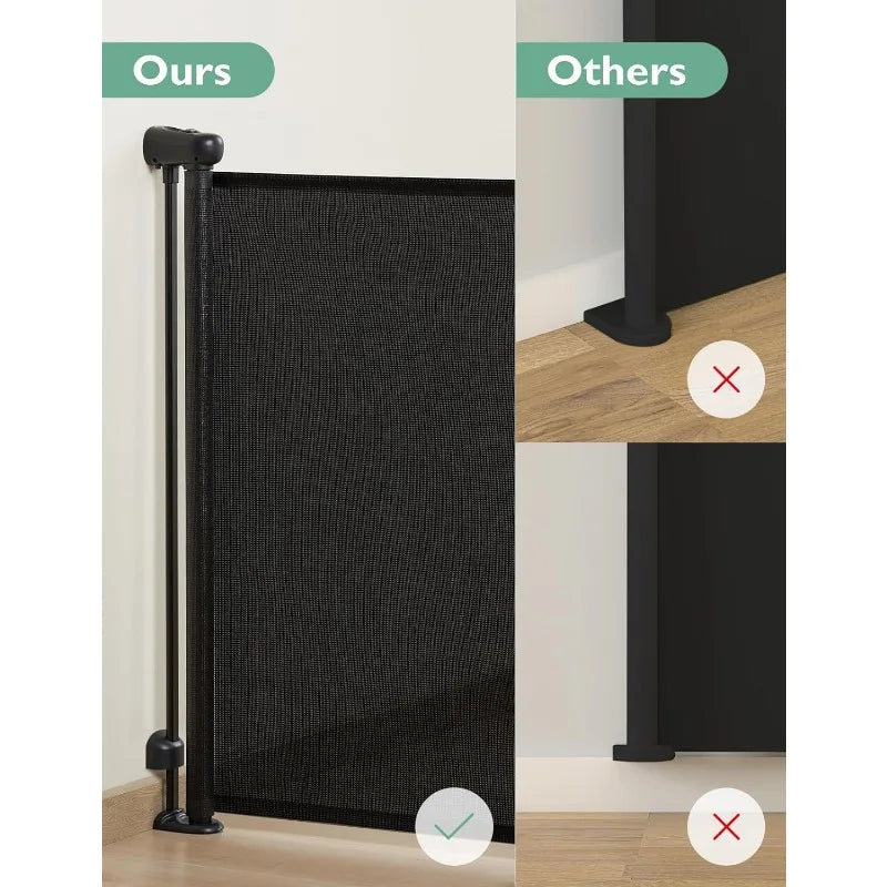 Retractable Mesh Safety Baby Gate for Stairs - Alia's Home Things  