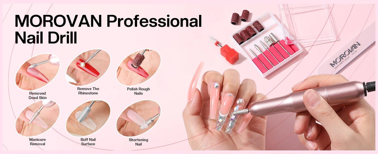 Morovan Professional Beginner Acrylic Nail Starter Kit - Alia's Home Things  