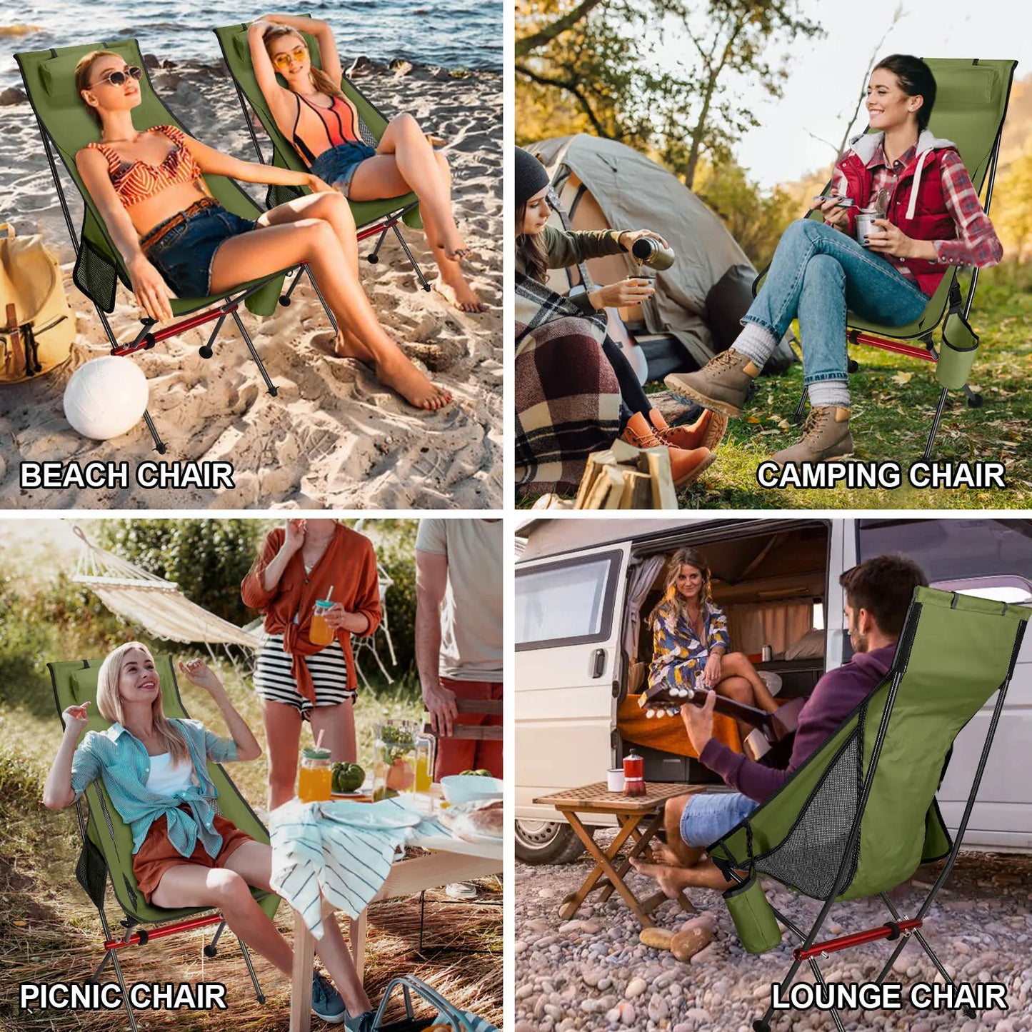 Outdoor Camping Ultralight Folding Chair - Alia's Home Things  