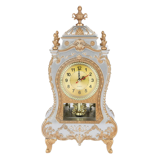 Vintage Style Plastic Table Clock Antique - Alia's Home Things  