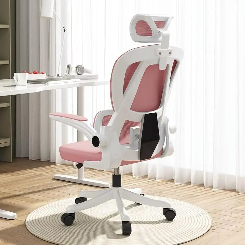 High Back Ergonomic Office Chair With Lumbar Support - Alia's Home Things  
