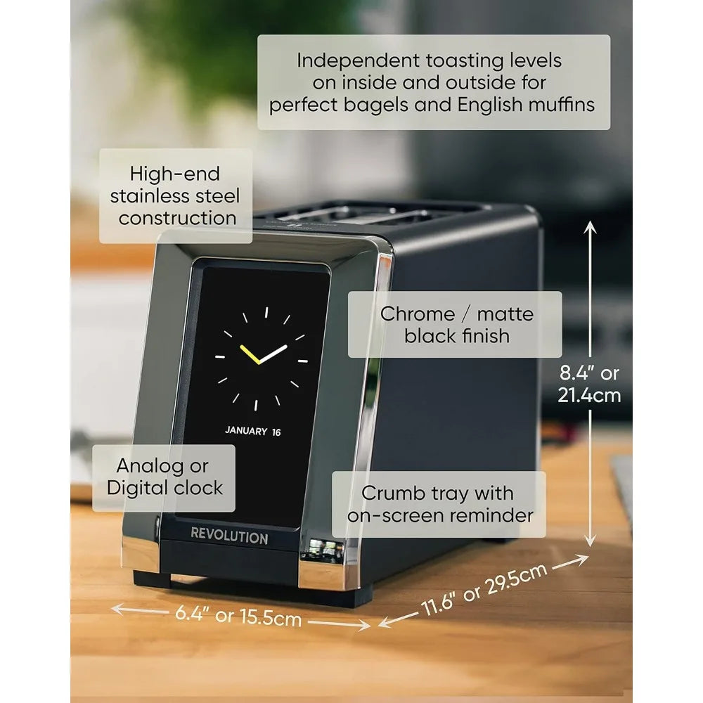 Touchscreen 2-Slice Smart Toaster - Alia's Home Things  