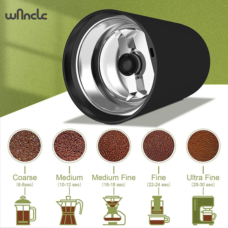 Multifunctional 200w High-Power Coffee Grinder - Alia's Home Things  
