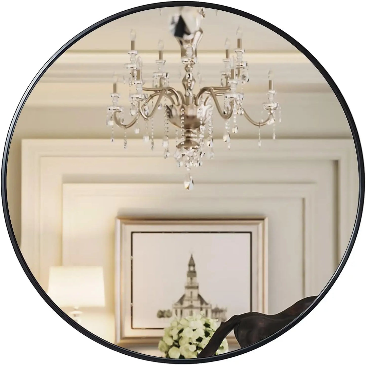 28-inch Round Mirror - Alia's Home Things  