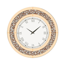 LUVODI Sparkle Bling Round Diamond Wall Clock - Alia's Home Things  