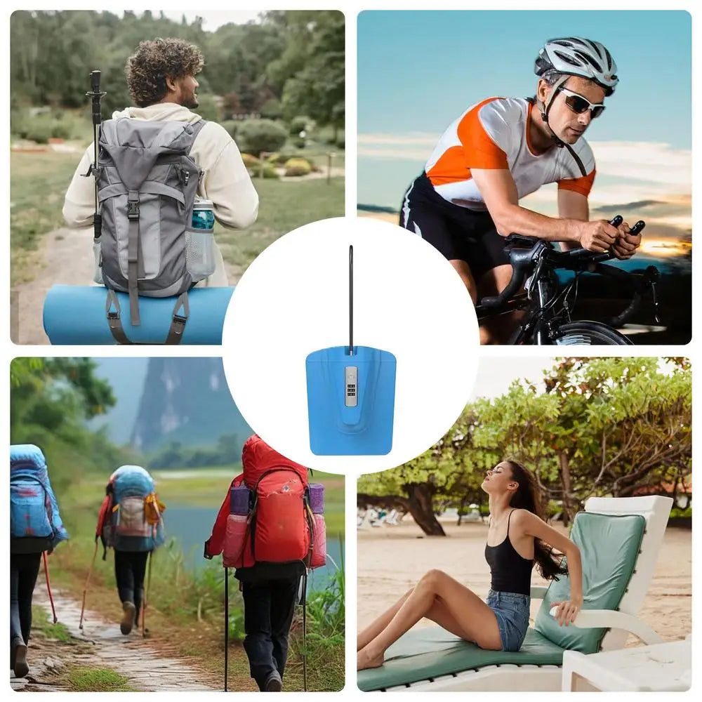 Travel Safe Lock Box Combination Portable Waterproof - Alia's Home Things  