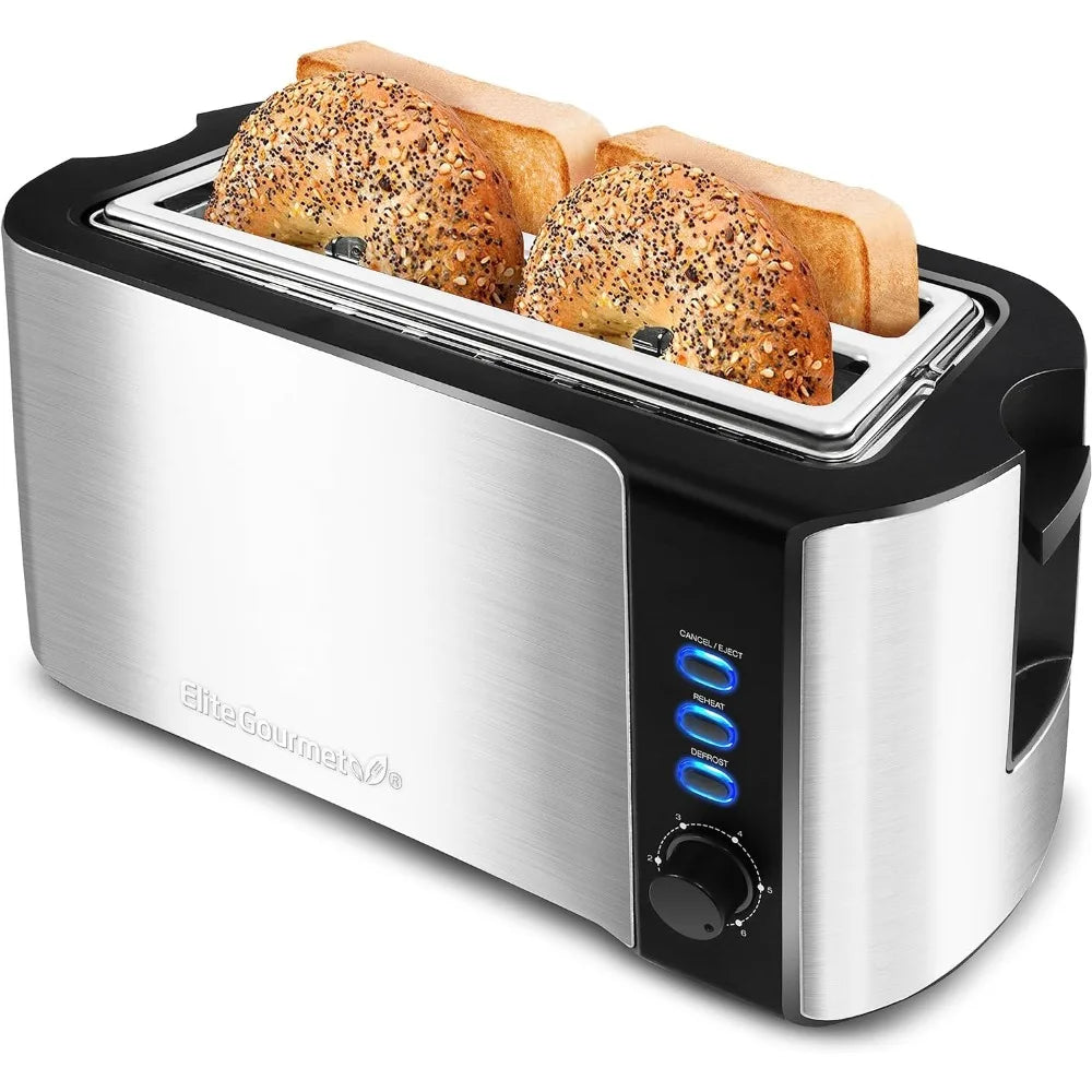 Long Slot 4 Slice Toaster, Countdown Timer - Alia's Home Things  