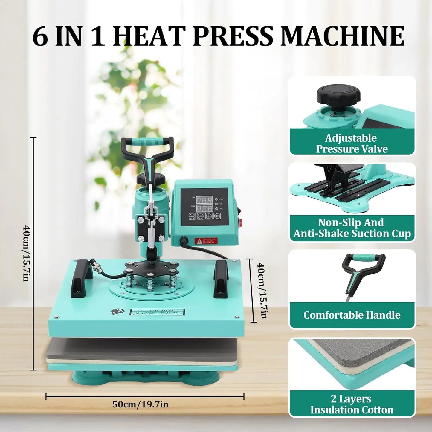6-in-1 Heat Press Machine - Alia's Home Things  