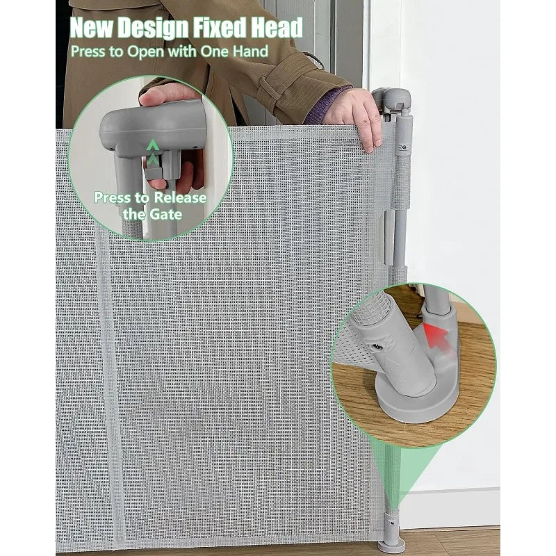 Extended Retractable Baby Gate, 78 Inch Extra Wide - Alia's Home Things  