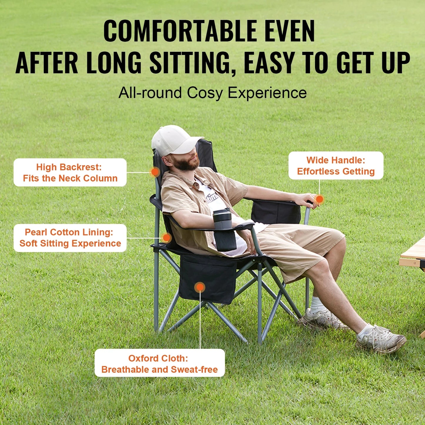 VEVOR Ultralight Folding Chair - Alia's Home Things  