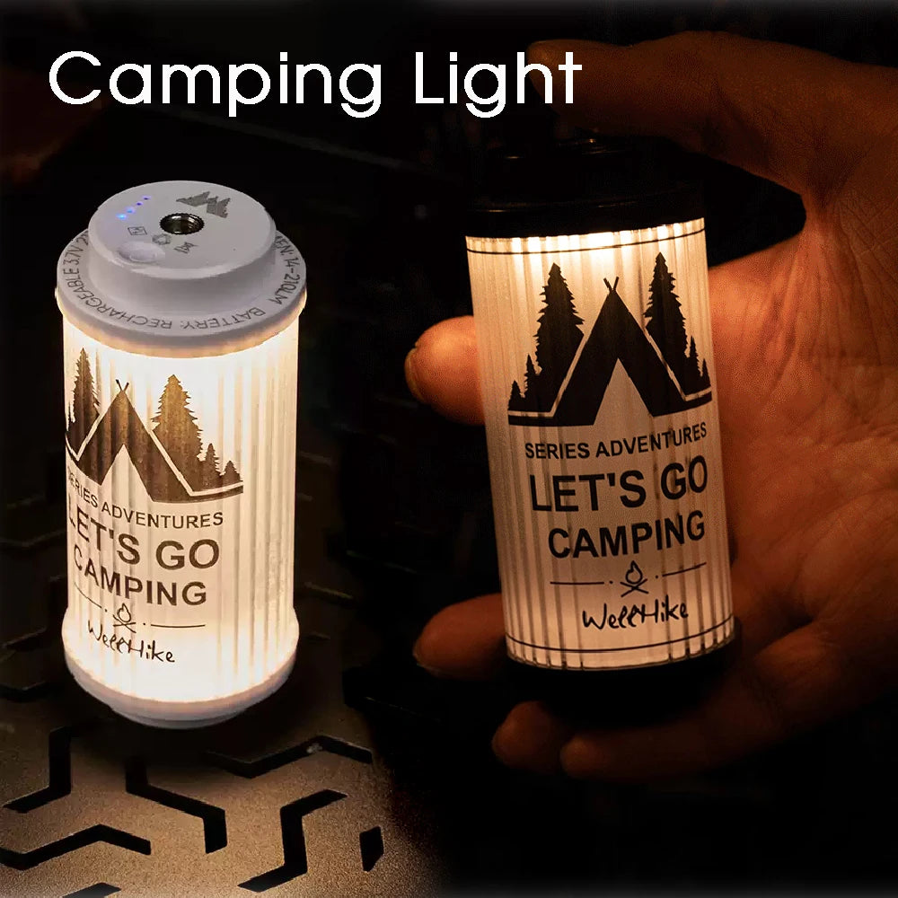USB Rechargeable Camping lamp with 6xStickers - Alia's Home Things  