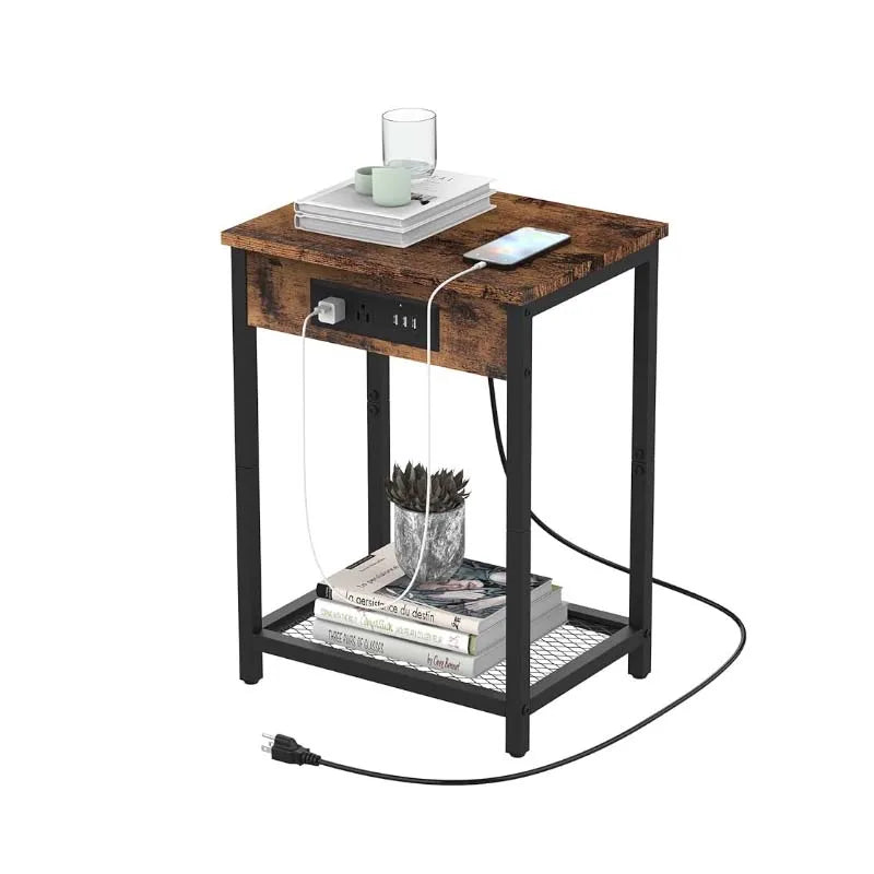 Nightstand with Charging Station - Alia's Home Things  