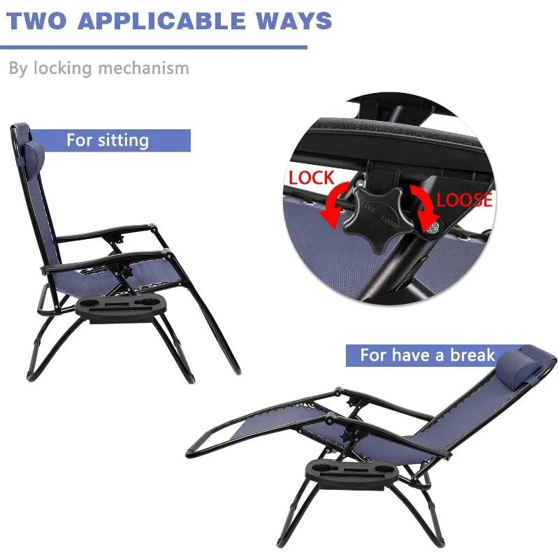 Reclining Lounge Chair with Cup Holder Pillows - Alia's Home Things  