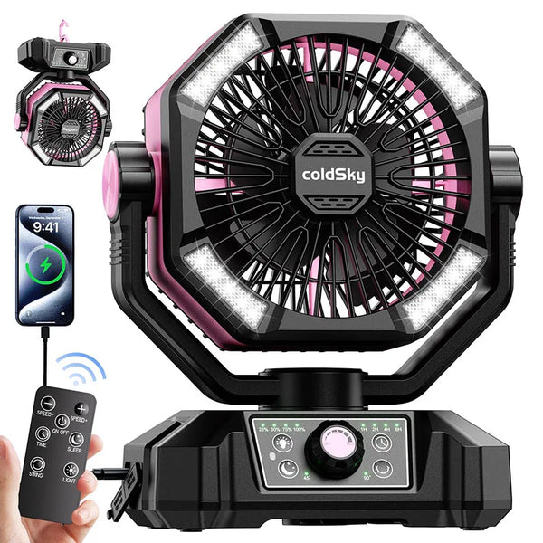 coldSky 20000mAh Battery Camping Fan - Alia's Home Things  
