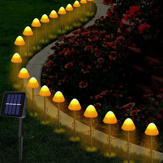 LED Solar Mushroom String Lights - Alia's Home Things  