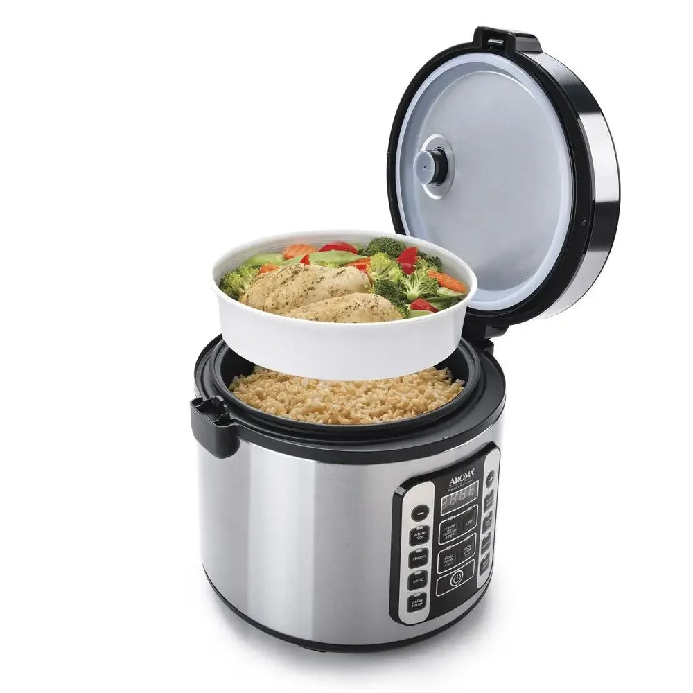 20-Cup Digital Cool-Touch Rice Cooker Steamer One-Pot Meals - Alia's Home Things  