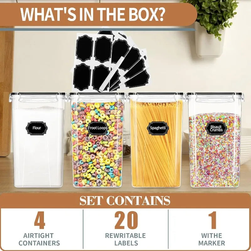 Tall Airtight Food Storage Containers - Alia's Home Things  