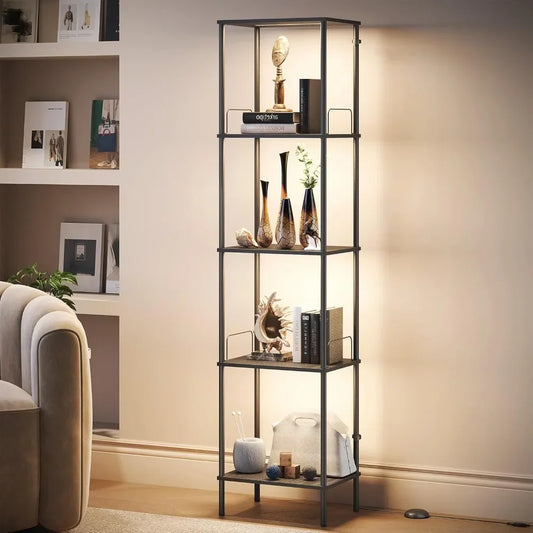 Display Cabinet with Dimmable Lights & Shelves - Alia's Home Things  