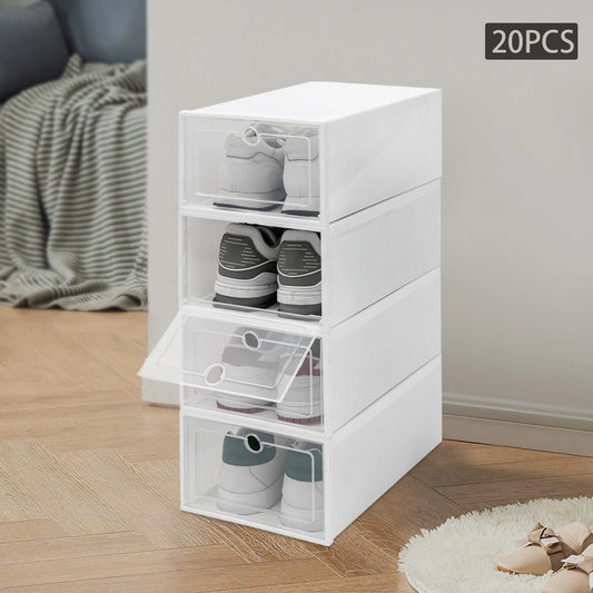 20Pcs Foldable Shoe Box Set - Alia's Home Things  