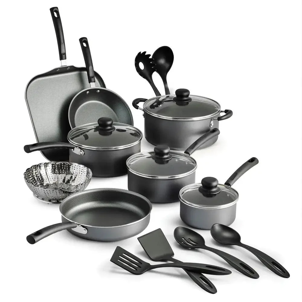 PrimaWare 18-Piece Stainless Steel Nonstick Cookware Set - Alia's Home Things  