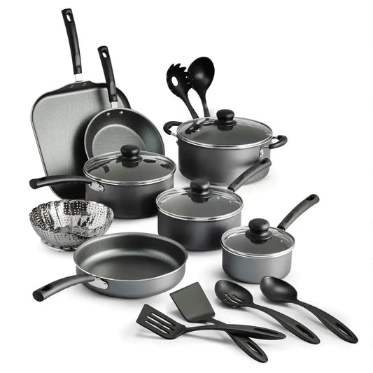 PrimaWare 18-Piece Stainless Steel Nonstick Cookware Set - Alia's Home Things  