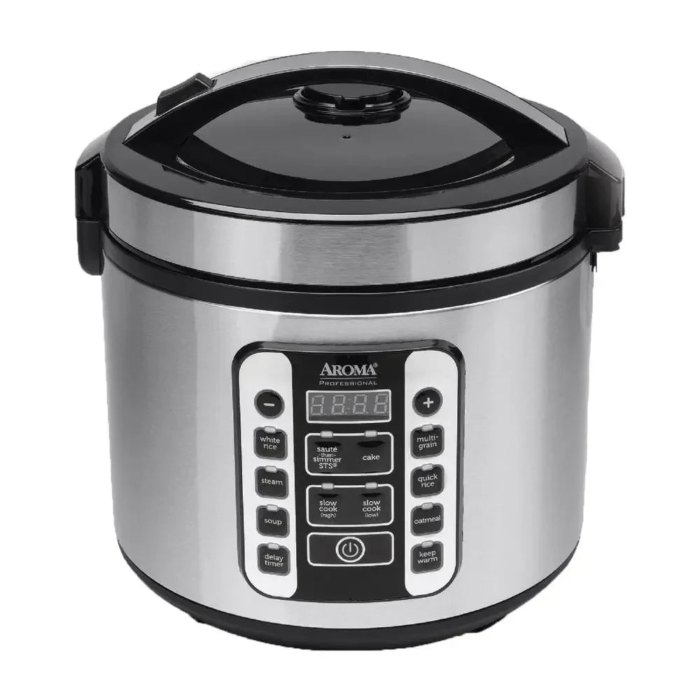 20-Cup Digital Cool-Touch Rice Cooker Steamer One-Pot Meals - Alia's Home Things  