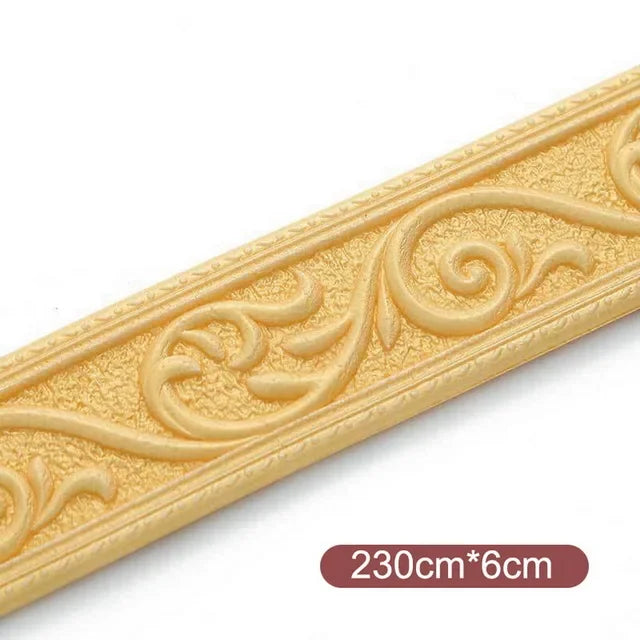 3D Baseboard Wallpaper Wall Sticker - Alia's Home Things  