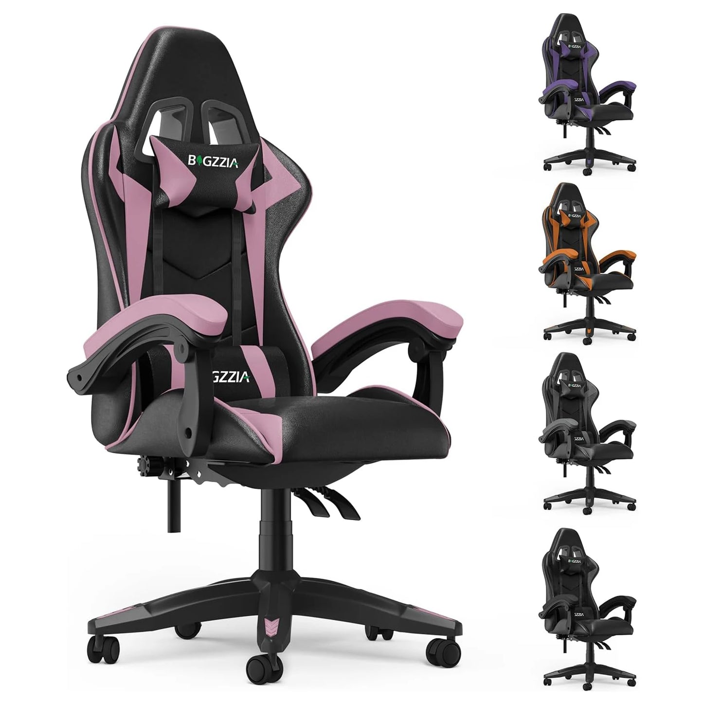 Ergonomic PU Leather Computer Desk Chair - Alia's Home Things  