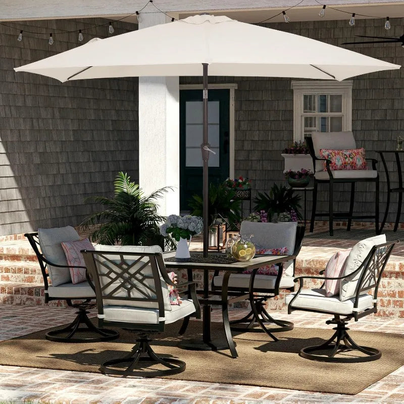 6.5x10 ft Rectangular Patio Umbrellas Outdoor - Alia's Home Things  