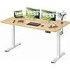Furmax Electric Sit Stand-Up Home Office Computer Desk - Alia's Home Things  