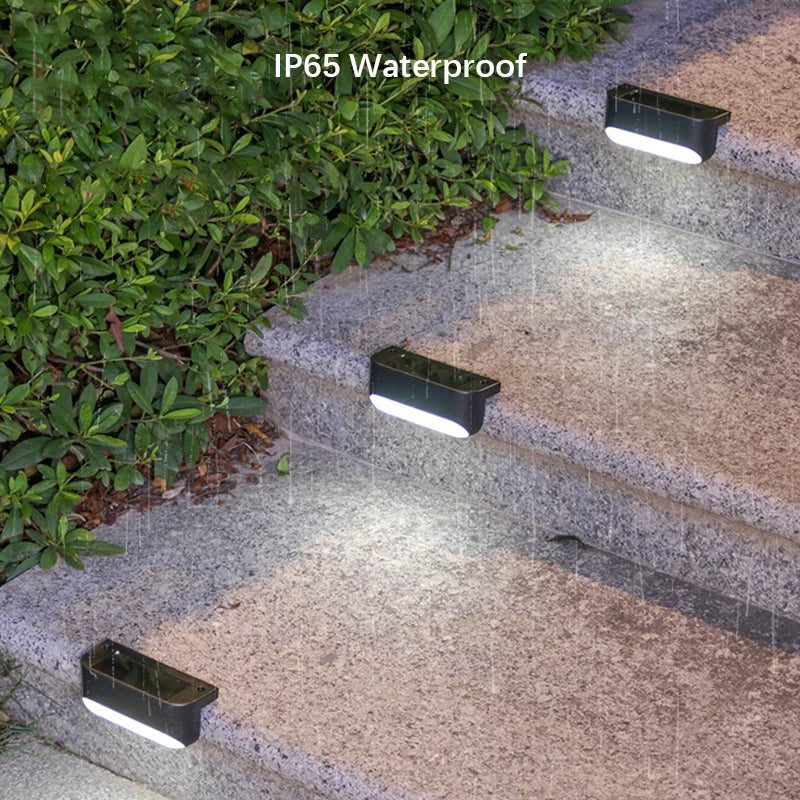 Solar Deck Lights Outdoor, LED Step Lights Waterproof 2Pack - Alia's Home Things  