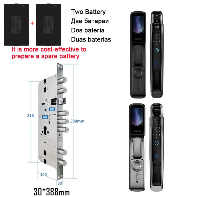 Smart Door Lock With Camera - Alia's Home Things  