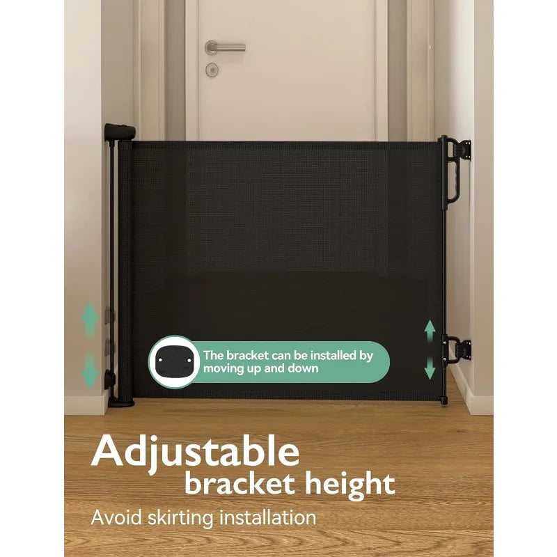 Retractable Mesh Safety Baby Gate for Stairs - Alia's Home Things  