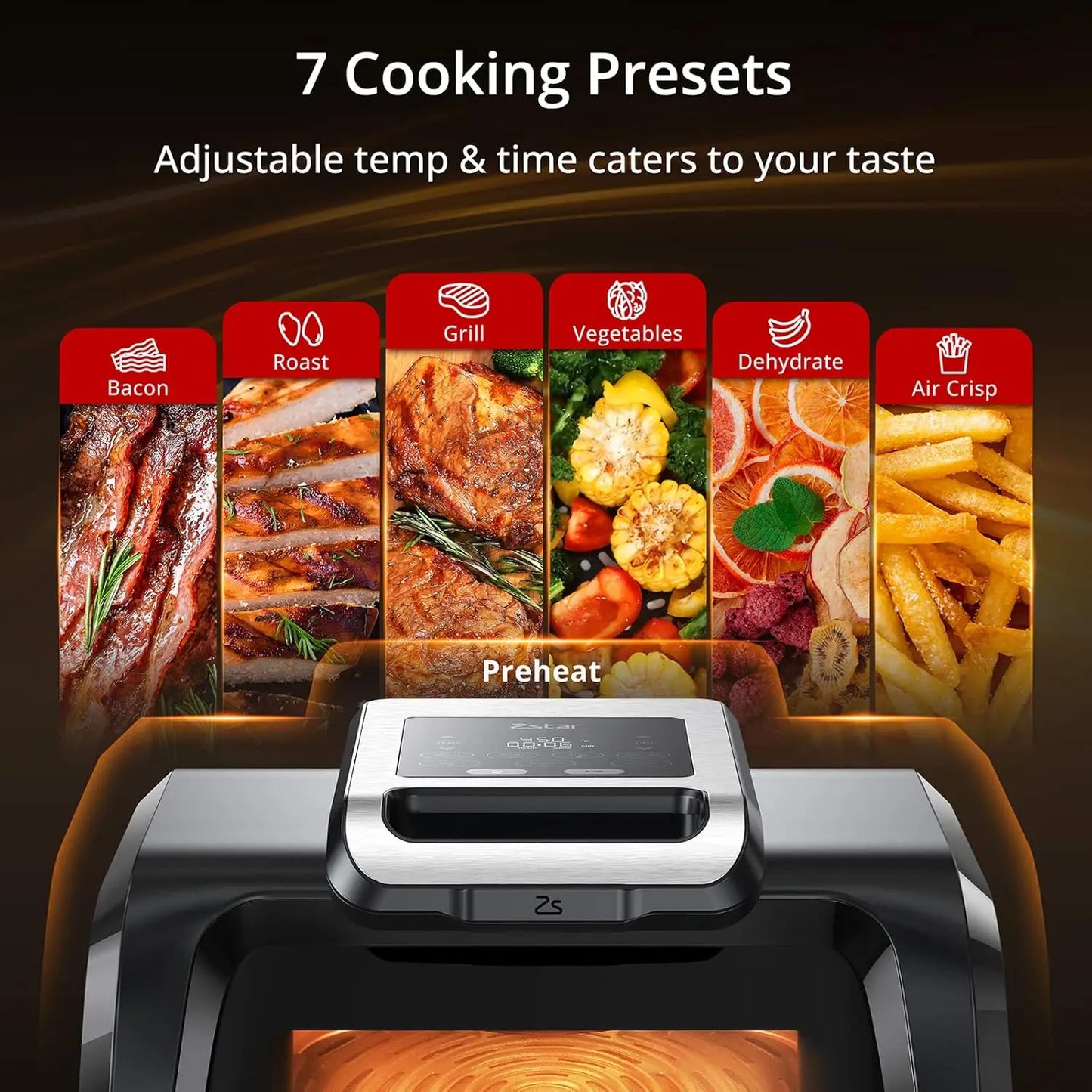 Indoor Grill Air Fryer/Griddle Combo With See Through Window - Alia's Home Things  