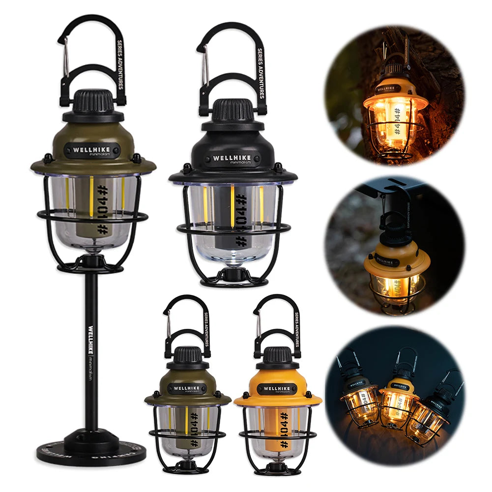 Camping LED Outdoor Vintage Light  Waterproof - Alia's Home Things  