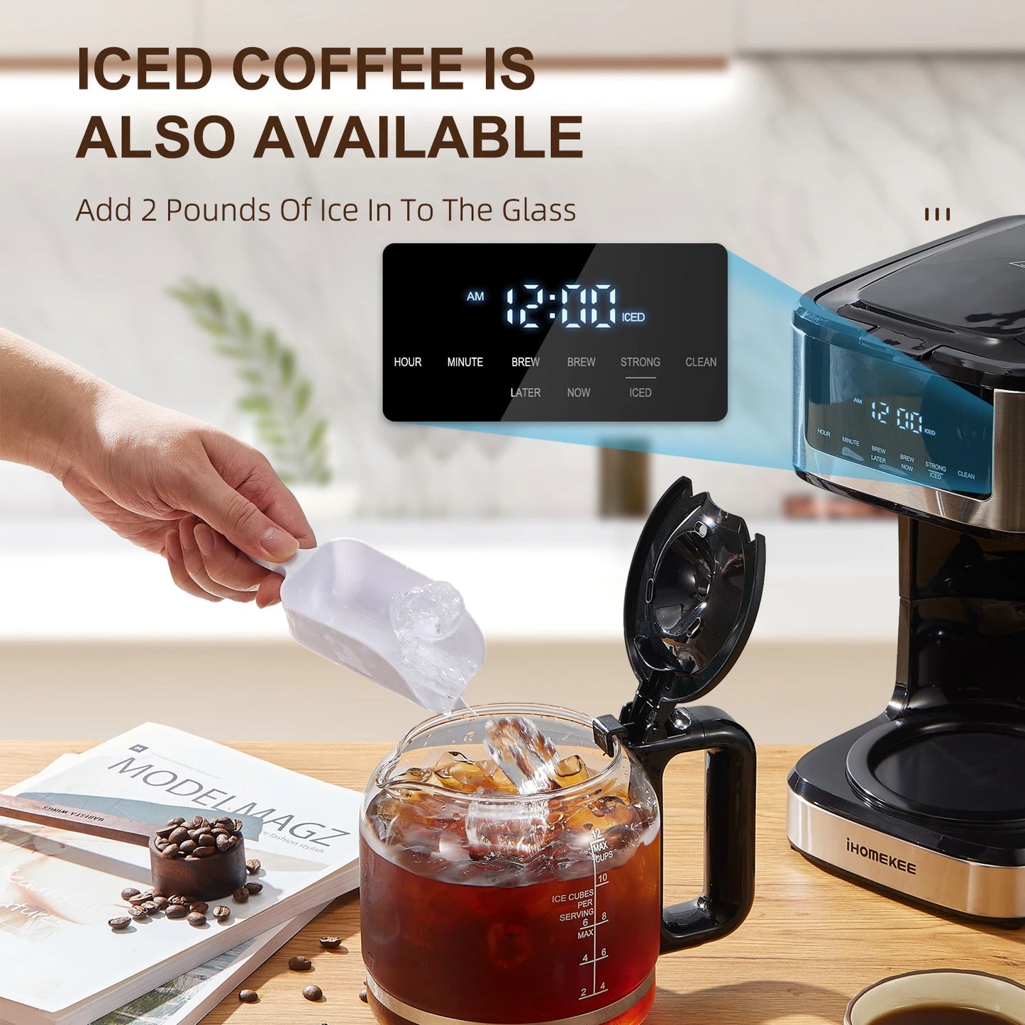 Programmable Drip Coffee Maker 12-Cup - Alia's Home Things  