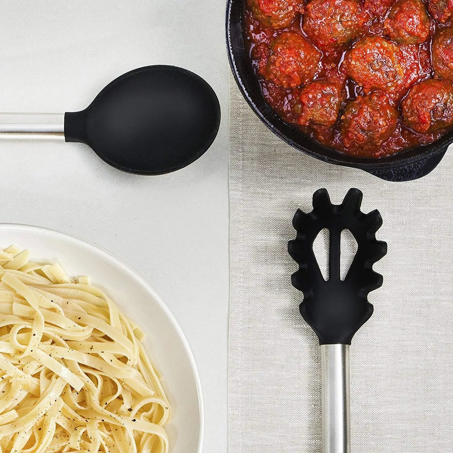 Kitchen Utensil Set-Silicone -33 - Alia's Home Things  