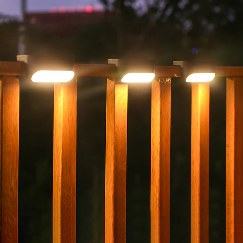 Solar Deck Lights Outdoor, LED Step Lights Waterproof 2Pack - Alia's Home Things  