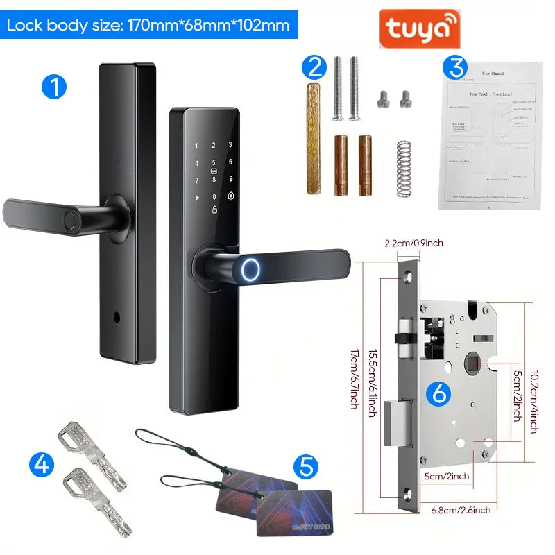 Tuya Wifi Digital Electronic Smart Door Lock - Alia's Home Things  
