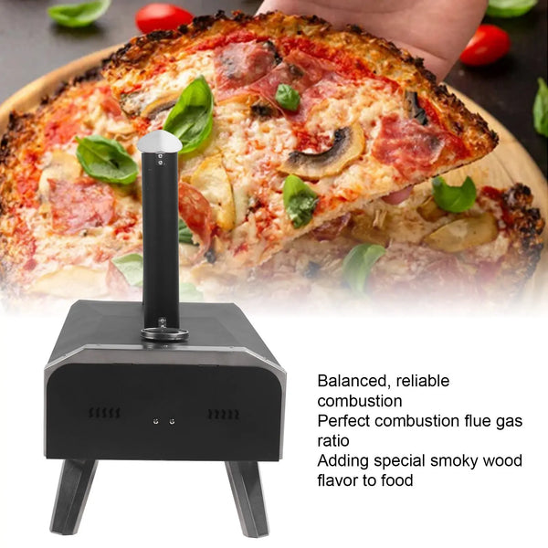 Outdoor Pizza Oven Wood-Fired Maker Outside Stove - Alia's Home Things  
