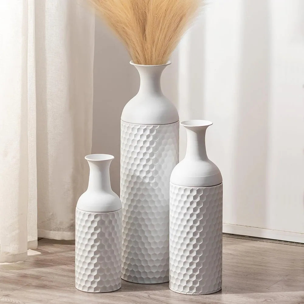 Floor Standing Vases, White Floor Vase - Alia's Home Things  