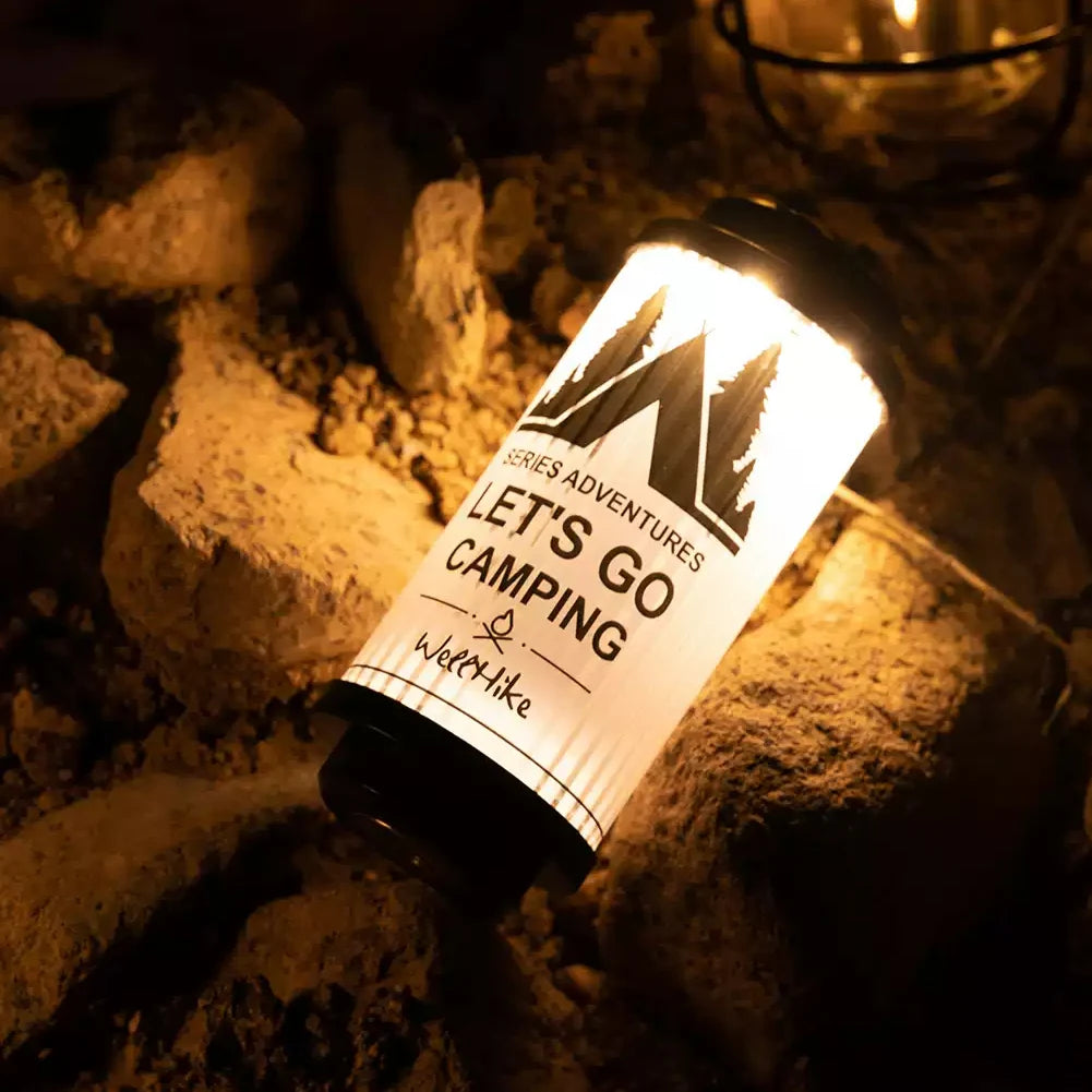 USB Rechargeable Camping lamp with 6xStickers - Alia's Home Things  