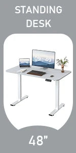 Furmax Electric Sit Stand-Up Home Office Computer Desk - Alia's Home Things  