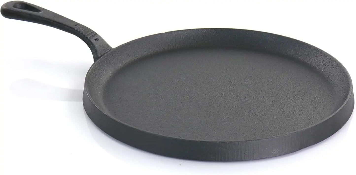 MegaChef Assorted Pre-Seasoned OVEN SAFE, Cast Iron Cookware Set - Alia's Home Things  