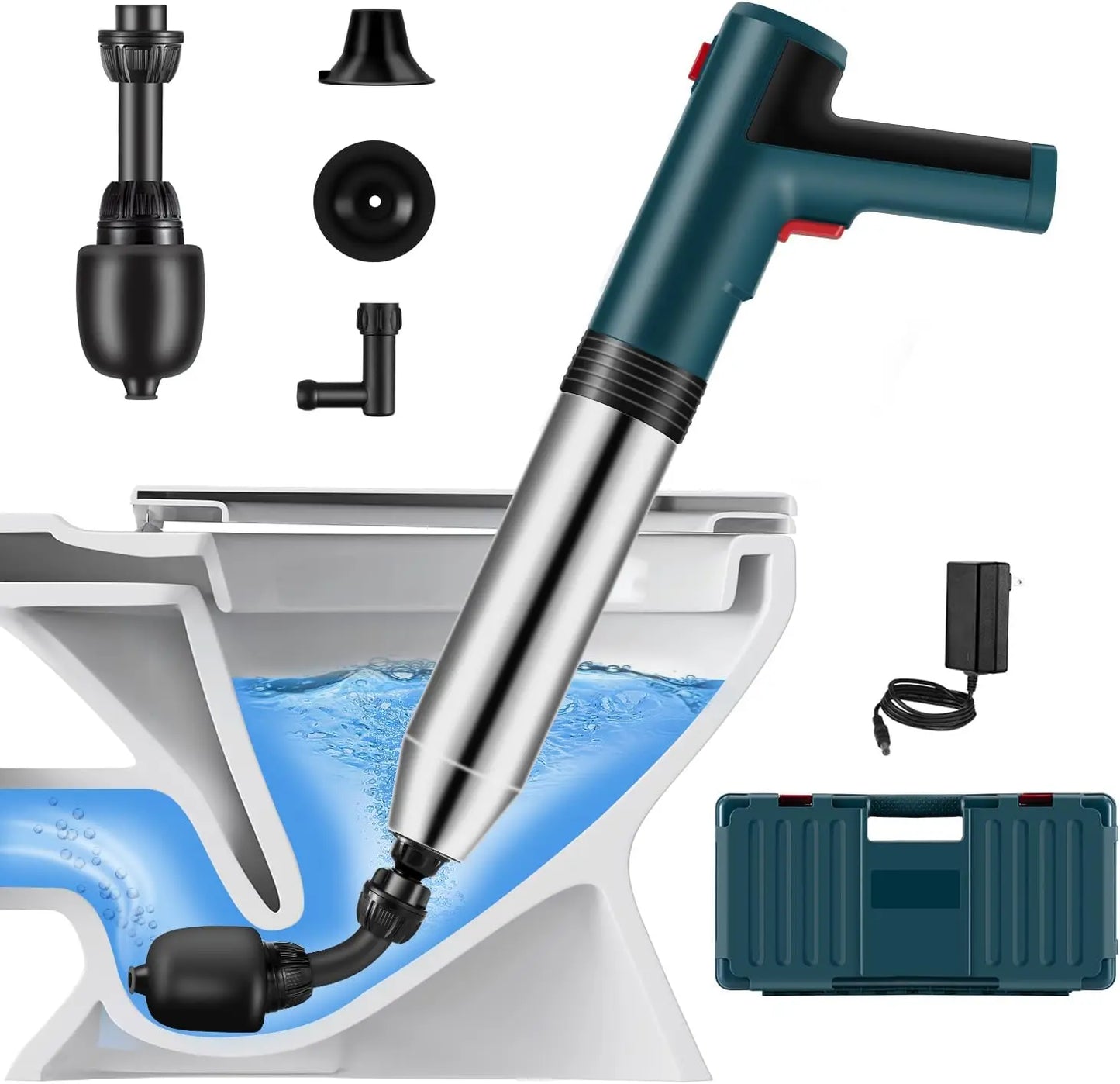 Toilet Plunger Drain Clog Remover Tools - Alia's Home Things  