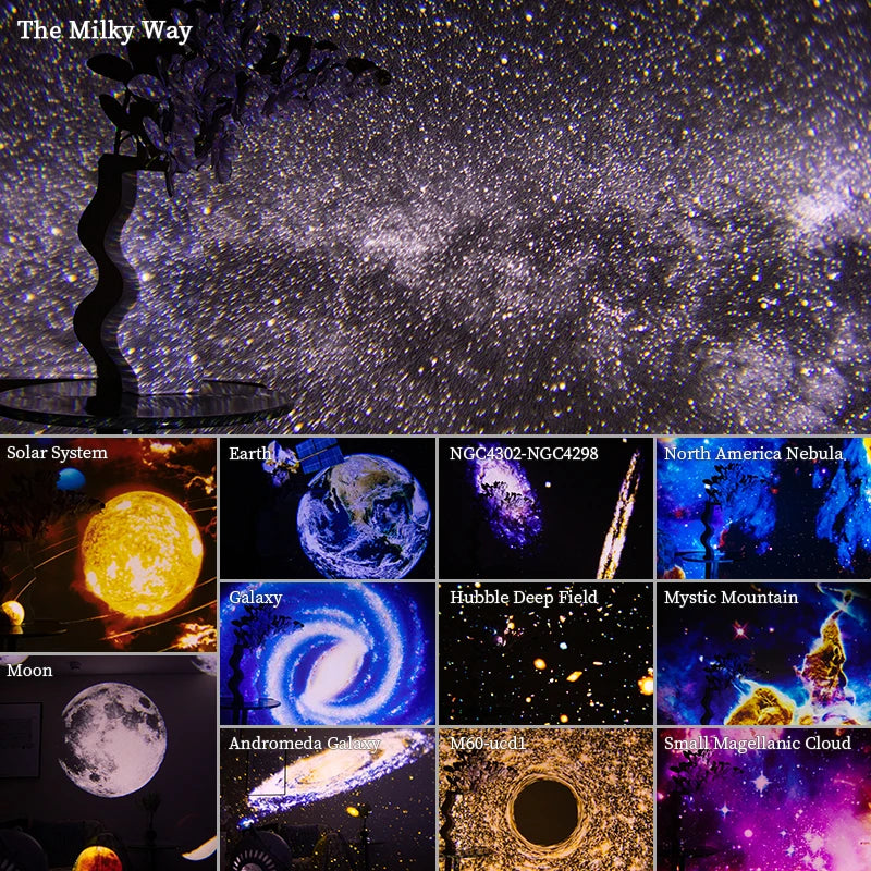 Night Light Galaxy Projector Starry Sky Lamp - Alia's Home Things  