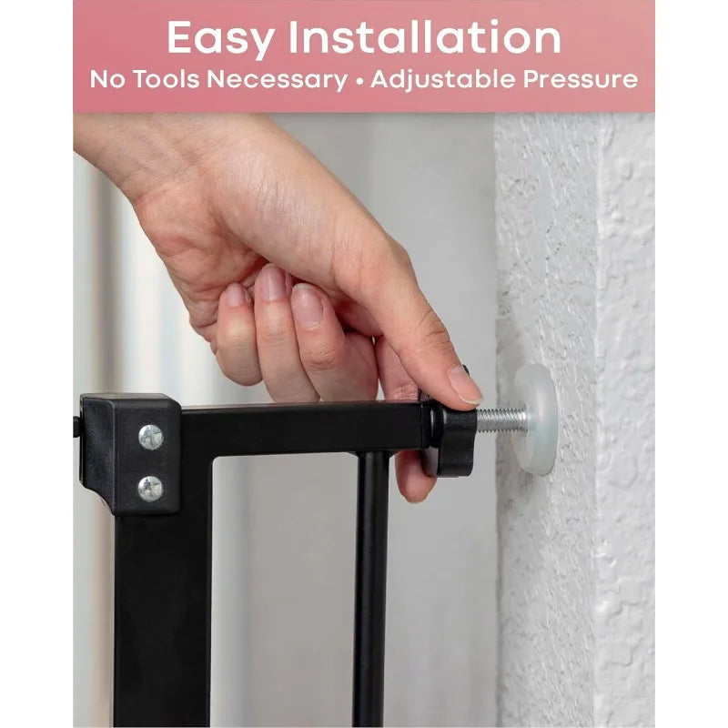 Wide Baby Gate for Stairs, Dual Lock - Alia's Home Things  