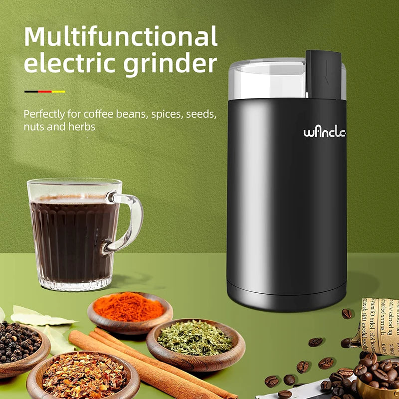 Multifunctional 200w High-Power Coffee Grinder - Alia's Home Things  